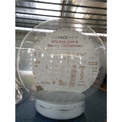 Festival outdoor snow globe inflatable decorations bouncy castle