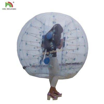 Customized Clear PVC Inflatable Soccer body zorb ball