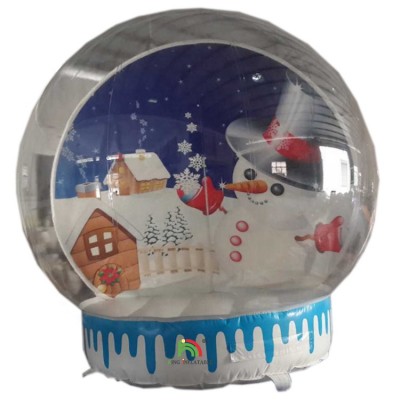 Big Snowballs Air Inflation Decoration Bubble Christmas Inflatable Snow Globes